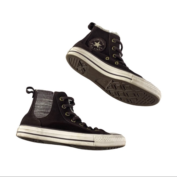 fleece converse shoes